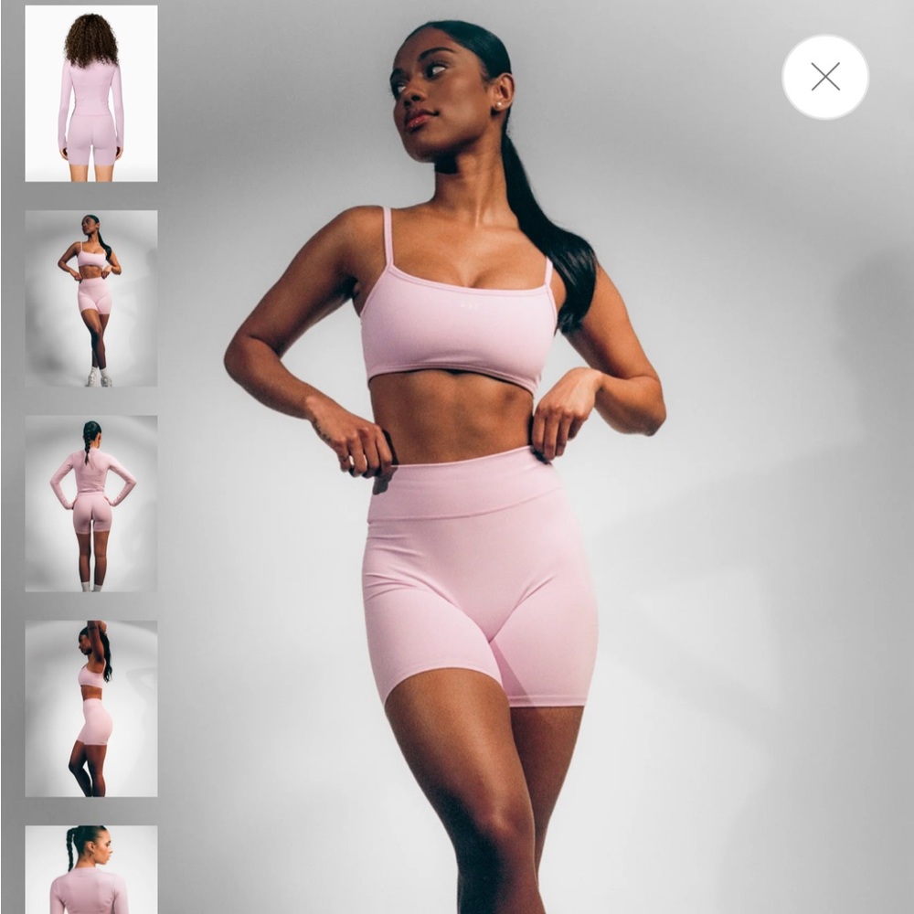 437 Pink Set (bra and shorts)